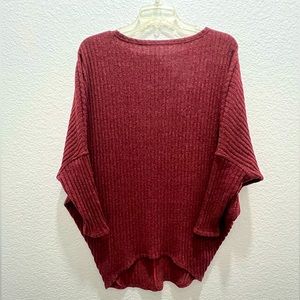 Women’s sweater : ribbed ; size M